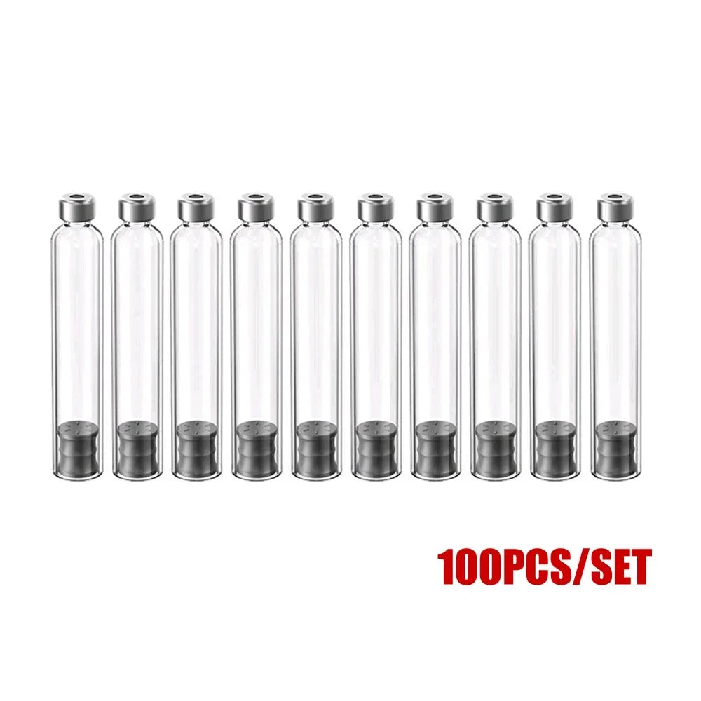 100pcs 3ml Insulin Cartridge Bottles for Lilly Injection Pen – Medical & Aesthetic Use, Individual Packaging