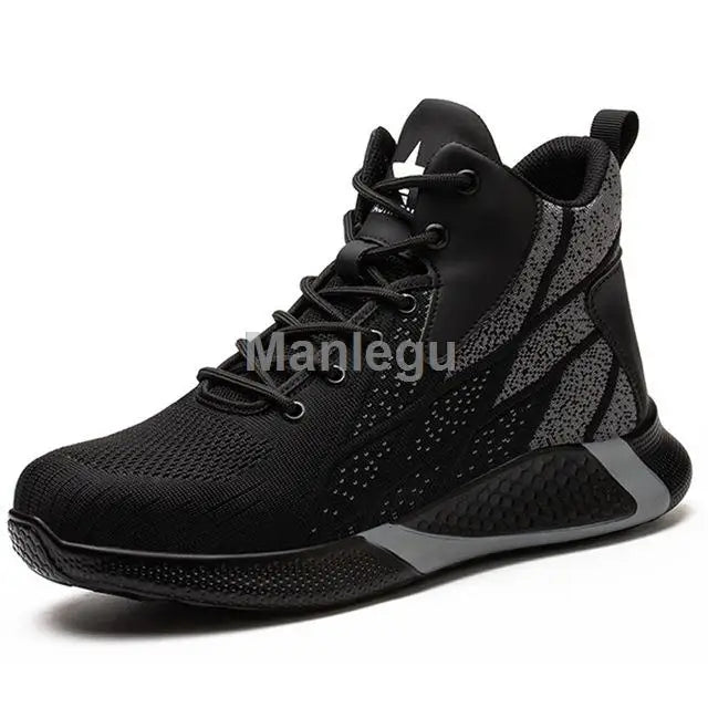Steel Toe Work Boots – Lightweight Indestructible Safety Shoes for Men & Women, Anti-Puncture Work Sneakers