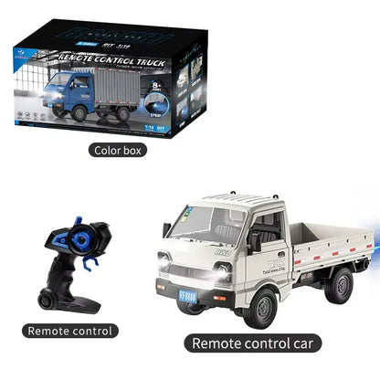 KF21 1:16 RC Drift & Climbing Truck – 2.4GHz Remote Control Car with Spray & LED Lights | Kids’ Gift Toy