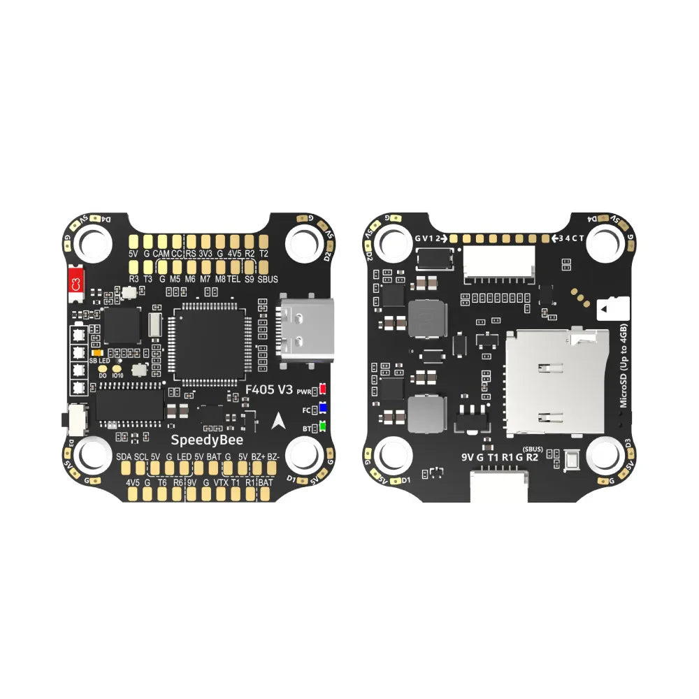 SpeedyBee F7 V3 50A Stack — F722 Flight Controller + BL32 50A 4-in-1 ESC with Blackbox for FPV Drone