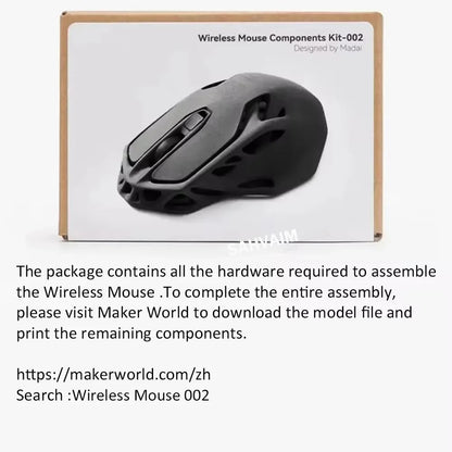 Bambu Lab 3D Printing DIY Creative Model – Wireless Mouse, Aviation Engine, LED Light Kit 001 for 3D Printer