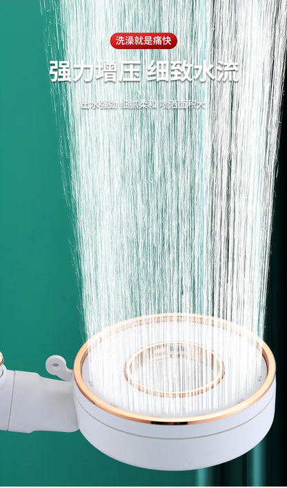 High Pressure Shower Head with 3 Modes – Adjustable Water-Saving Spray & One-Key Stop Nozzle for Bathroom Faucet Accessories