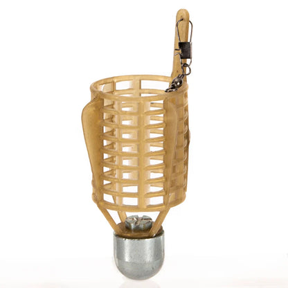 Fishing Hooks Explosion Bait Cage with Iron Head – Spherical Basket Feeder Holder Tackle Tool