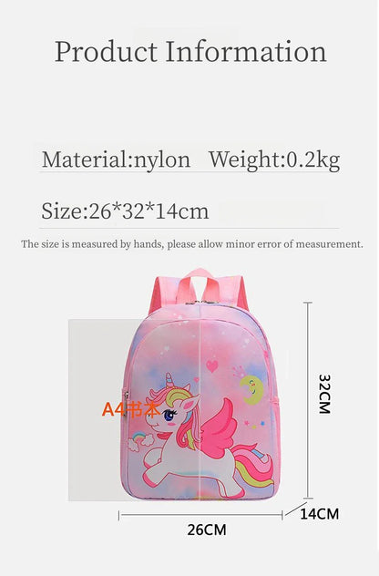 2023 Baby Girls Engineering Backpack – Cartoon School Bag for Kids Ages 2-6, Small Kindergarten Backpack, Cute Design