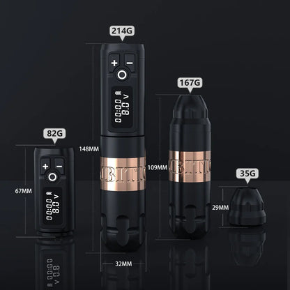 Ambition Soldier Wireless Tattoo Machine — Rotary Battery Pen with 2400mAh & LED Digital Display | Portable Power Pack for Body Art