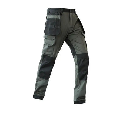 2026 Men’s Multi-Pocket Cargo Work Pants – Durable Wear-Resistant Outdoor Tactical Trousers with Utility Leg Pockets for Work and Hiking