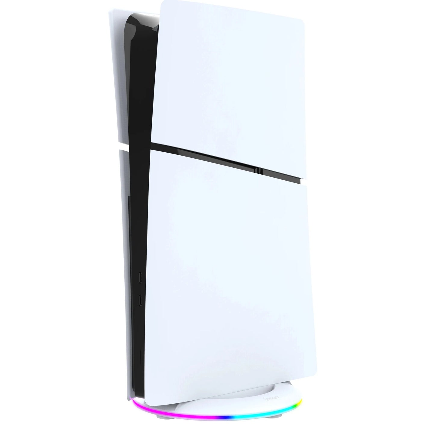 IPEGA Vertical Stand for PS5 Slim Console - RGB Base with 14 Light Modes for Disc and Digital Editions