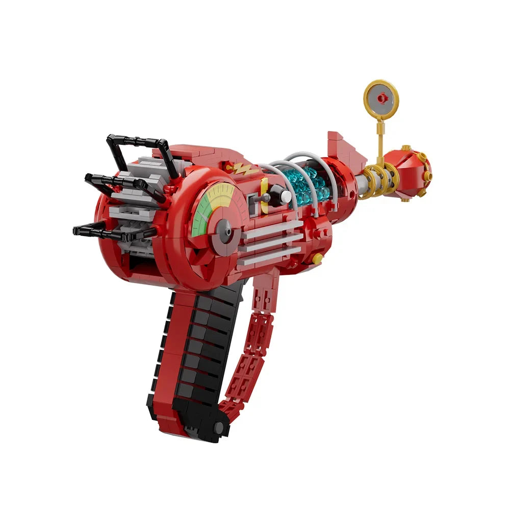 Call of Duty Ray Gun Building Blocks - MOC Red DIY Game Model Brick Kit & Collectible Gift