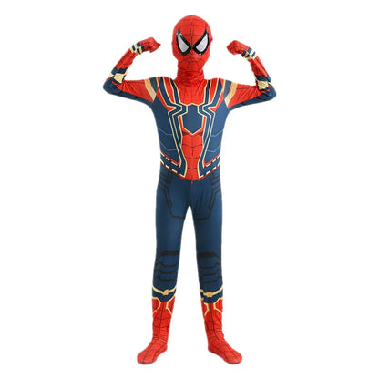 Kids Superhero Costume Onesies – Movie Character Fantasy Dress-Up for Boys & Girls, Halloween Party & Photo Props