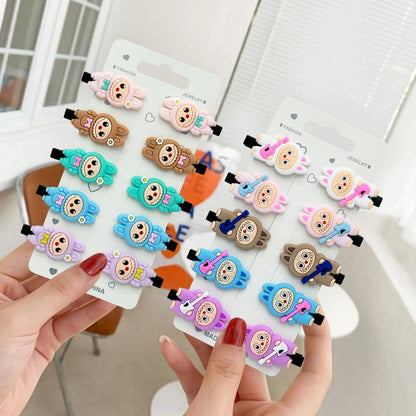 60pcs Cartoon Anime Hair Clips for Girls Kawaii Kids Hair Accessories Gifts