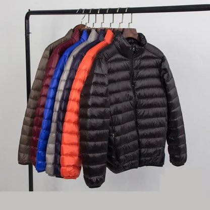 Men's Autumn & Winter Down Jacket – Fashion Hooded Slim Fit, Super Light & Warm Coat