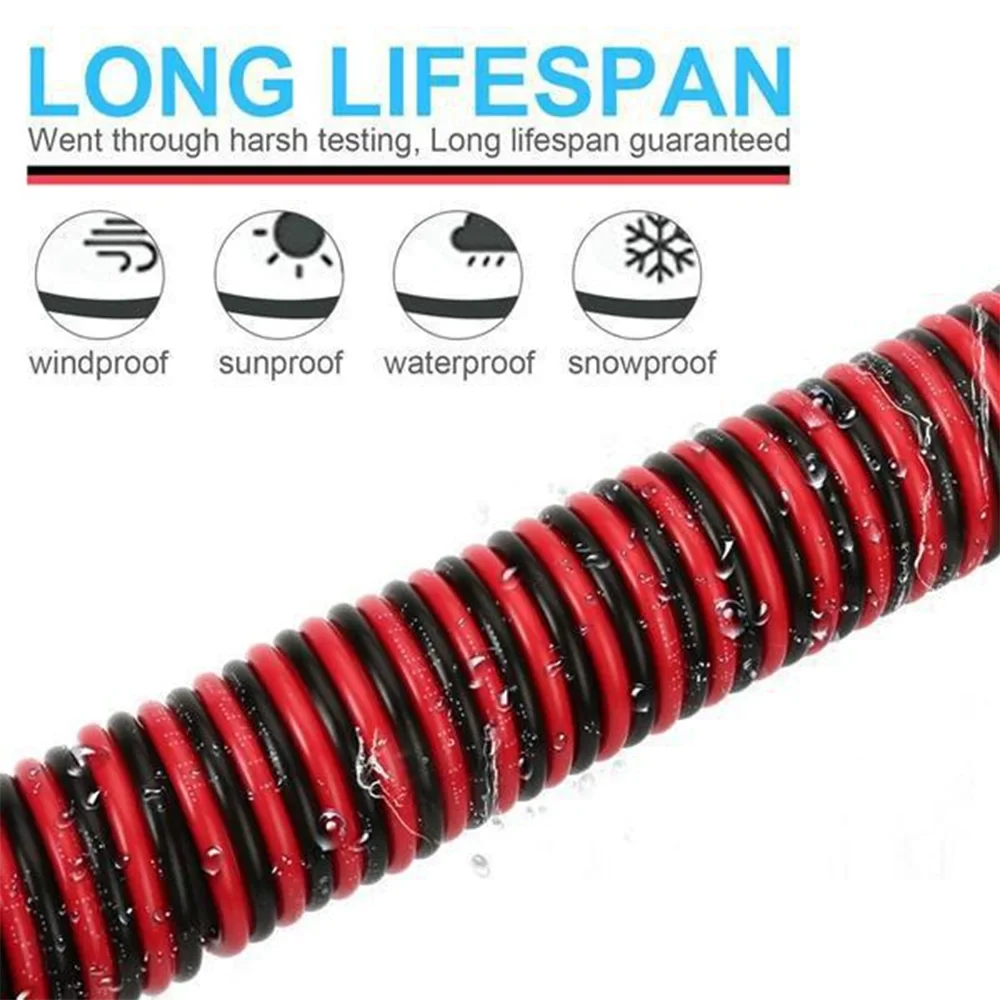 STONEGO 2-PIN Extension Cable – 22AWG for WS2812 WS2811 RGB LED Strips, 5m/10m/20m Length Options