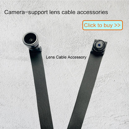 HD 1080P DIY Portable 4K WiFi Mini Camera — P2P Wireless Micro Camcorder with Motion Detection, Loop Recording, Remote Viewing, and Battery
