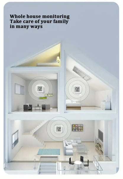 Indoor Mini Temperature & Humidity Meter – Portable Digital Display for Bedroom & Home