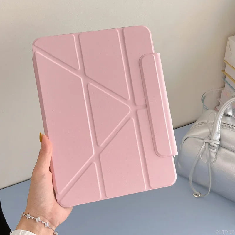 Magnetic Removable Case for iPad Air & Pro (11", 12.9", 9.7", 10.2") – Compatible with iPad 6th-10th Gen