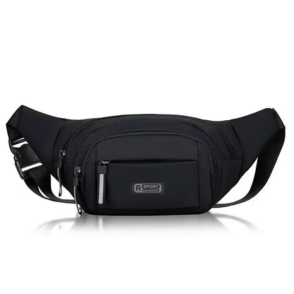 Men’s Canvas Waistpack – Ultra-Thin Anti-Theft Fanny Pack for Sports, Running & Outdoor Leisure