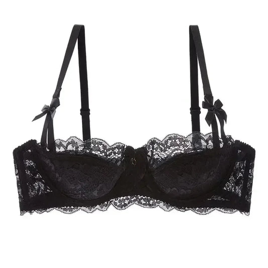 MOYISU French Romantic Lace Bra – Comfortable, Breathable & Sexy Slim Fit Underwear for Women