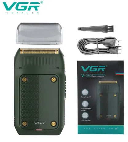 VGR V-353 Electric Shaver – Professional Rechargeable Razor & Portable Beard Trimmer for Men