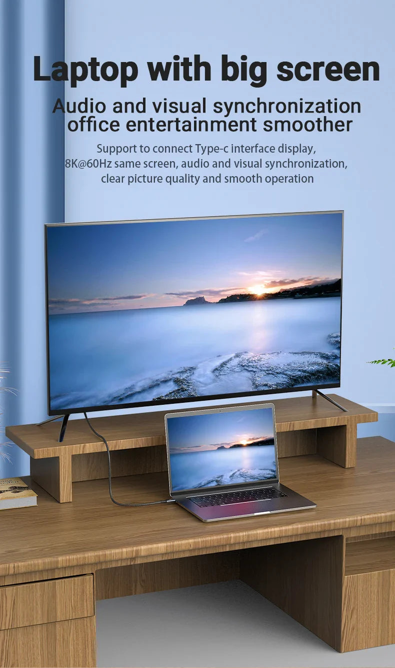 240W USB-C to USB-C Fast Charging Cable — 39.37” Braided High-Speed 40Gbps with 8K Video for iPhone 15 Pro/Max & Samsung Galaxy S22/23