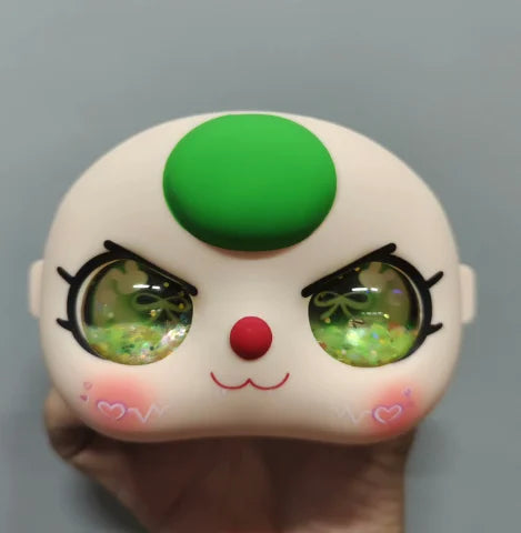 In-Stock 400% Baby Three Vinyl Faces — High-Quality Handmade Angry Expression Replacement Accessory for Dolls