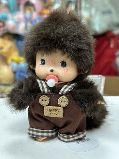 Kawaii Silver Medal Monkey Plush Doll 15cm – Cute Bag Pendant Toy Gift for Kids & Girls
