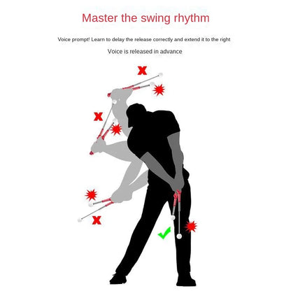 PGM Golf Retractable Swing Practice Stick – Indoor Golf Sound Assistant for Practitioners, Model HGB022