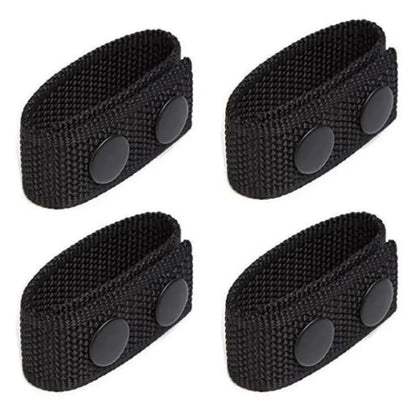 4Pcs Multi-Functional Tactical Belt: Portable Double Nylon Buckle Outdoor Sports Accessory with Fixed Buckle