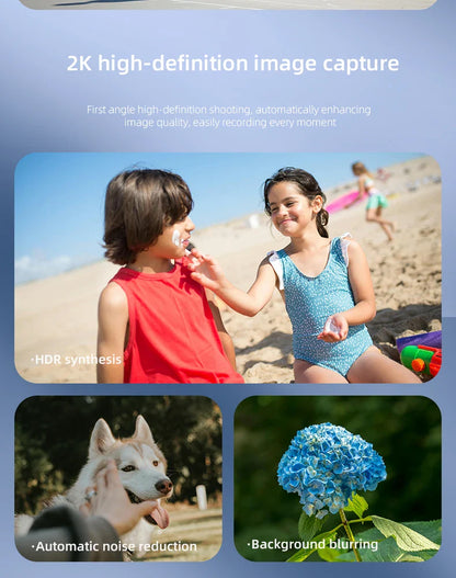 AI Smart Camera Glasses — Polarized Sunglasses with HD1080P Video Recording, WiFi, Bluetooth Calls for Men and Women