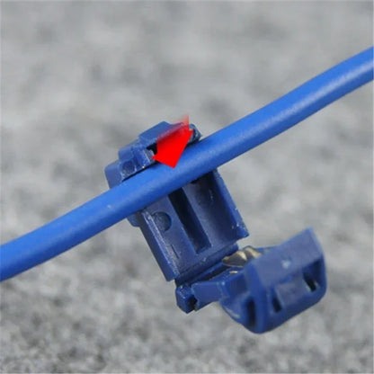 20/40PCS Quick Electrical Cable Connectors | Snap Splice Lock Wire Terminals for Motorcycles & Ham Radio