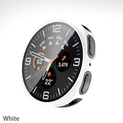 Samsung Galaxy Watch 8 Screen Protector Case – Full Coverage Tempered Glass & Scratch-Resistant Bumper Cover for 40mm/44mm Watch 8