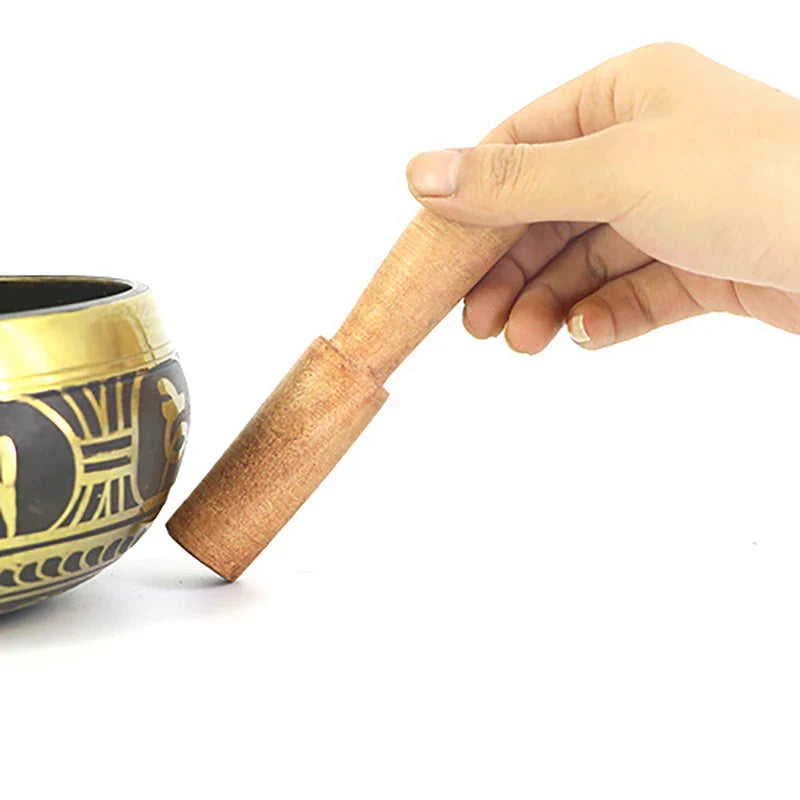 12/12.5/13cm Tibetan Singing Bowl Set - Handmade Leather Mallet, Buddhist Meditation Bowl, Various Sizes Available