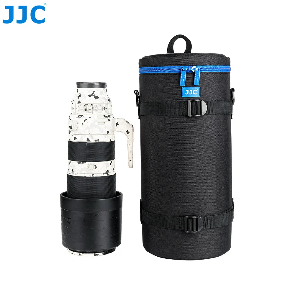 JJC Large Camera Lens Pouch — Thick Protective Case for Nikon 180-600mm, Sony 200-600mm Zoom Lens