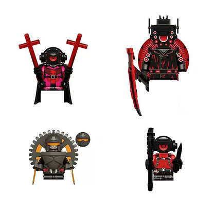 2025 KDL844 Toilet Man Mini Puzzle – Cartoon Bricks Action Figure Building Blocks Toy Gift