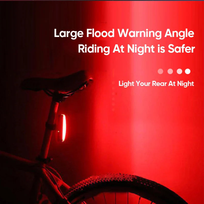 6 Modes LED Warning Bicycle Taillight – Waterproof Rear Flashlight for MTB, Helmet Light, and Cycling Safety Lamp