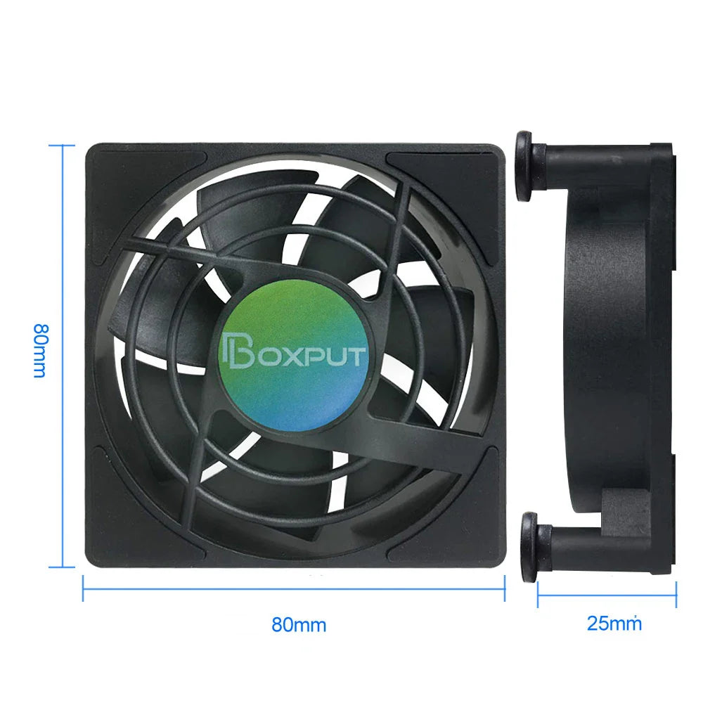 USB Mini Cooling Fan for TV Box – Silent Radiator Cooler for Android Set-Top Boxes 2025