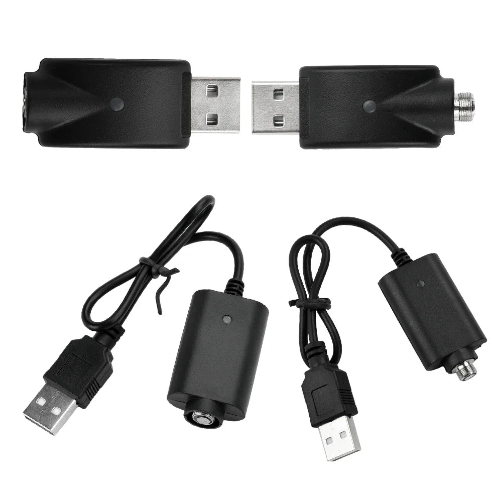 510 Smart USB Charger Adapter – Portable LED Indicator with Overcharge Protection for Battery Rod & Power Bank 4.2V/420mAh