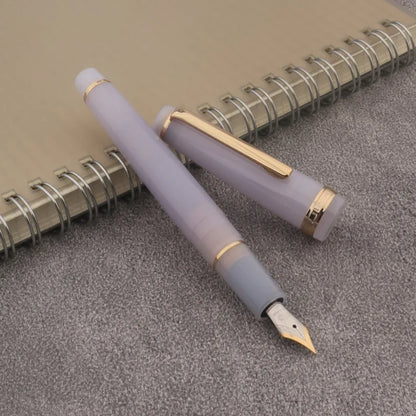 JINHAO 82 Transparent Fountain Pen — Spin Golden EF/F/M Nib, Ink Pen for Business, Office & School Supplies