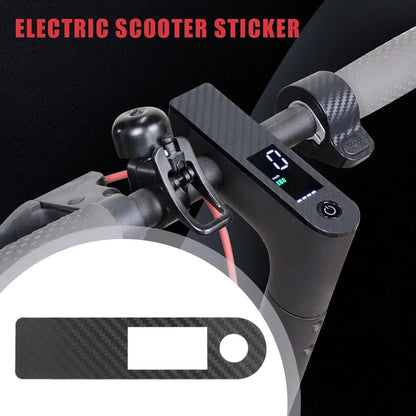 Protective Screen Film for Xiaomi M365 Pro 1S Electric Scooter - Carbon Fiber PVC Accelerator Sticker, Central Case Parts