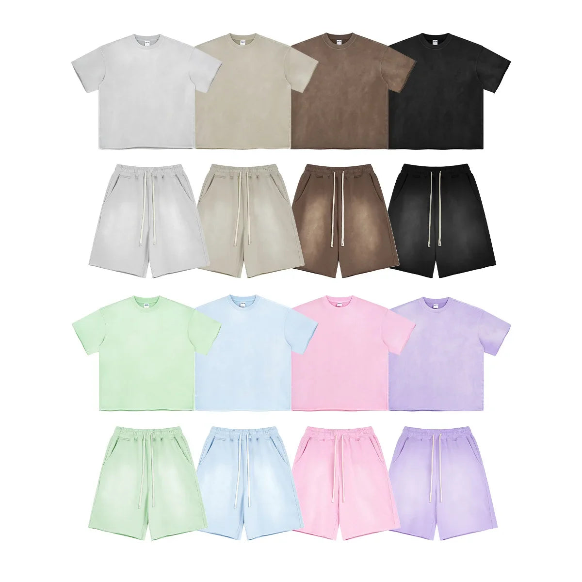 Men’s Shirt and Shorts Suit Set – Buy Separately or Together for Complete Casual Outfit