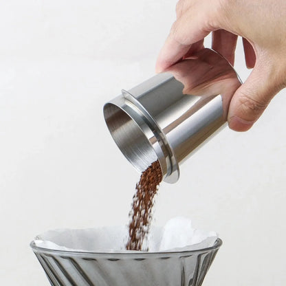Stainless Steel Coffee Dosing Cup - Wear-Resistant Sniffing Mug for Espresso Machines, Available in 51mm, 53mm, 58mm