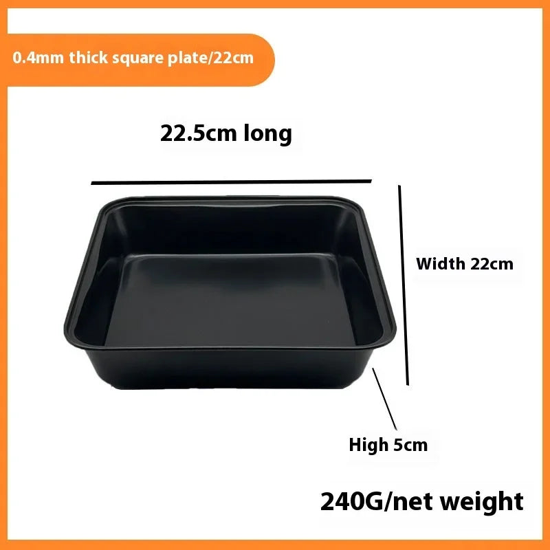 Carbon Steel Nonstick Rectangular Roasting & Baking Pan — Loaf, Bread, Cake & Pastry Tray for Kitchen