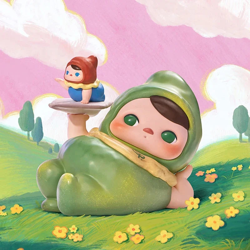 POPMART Hand In Hand Series Anime Blind Box Action Figure Collectible Desktop Doll Gift