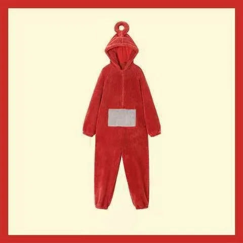 Unisex Tinky Winky Dipsy Po Lala Onesie - Soft Long Sleeve Pajamas & Cosplay Homewear