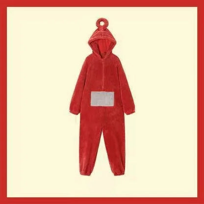 Unisex Tinky Winky Dipsy Po Lala Onesie - Soft Long Sleeve Pajamas & Cosplay Homewear
