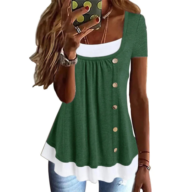 Summer Vintage Streetwear T-Shirt – Elegant Y2K Harajuku Top for Women Casual Fashion