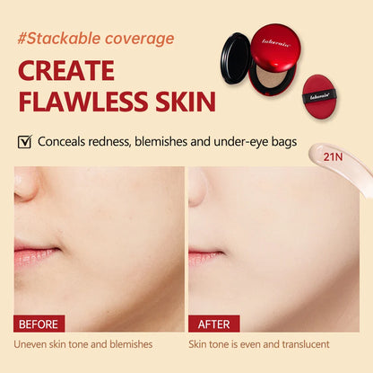 Sunscreen Cushion Foundation – Full Coverage, Waterproof & Long-Lasting Concealer Makeup