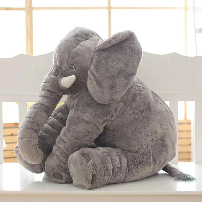 40cm Soft Elephant Plush Toy – Cute Baby Elephant Sleeping Pillow, Stuffed Animal for Kids, Birthday Gift & Room Decor