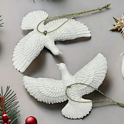 Friendship Doves Resin Ornament – Home Alone 2 Inspired Christmas Tree Decoration, Perfect Gift