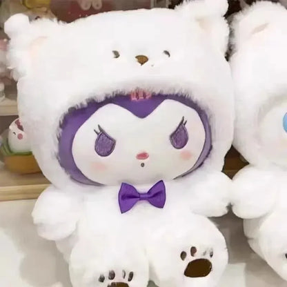 Sanrio Kuromi Plush Toy – 30cm Cinnamoroll & Melody Stuffed Doll, Soft & Comfortable, Valentine's Day & Birthday Gift