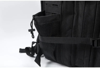 25L/45L Tactical Backpack for Men & Women – Outdoor Hiking Molle Daypack, School & Gym Rucksack with Dual Cup Holders